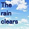 The rain clears