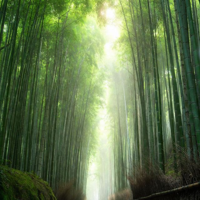 Green Bamboo Grove