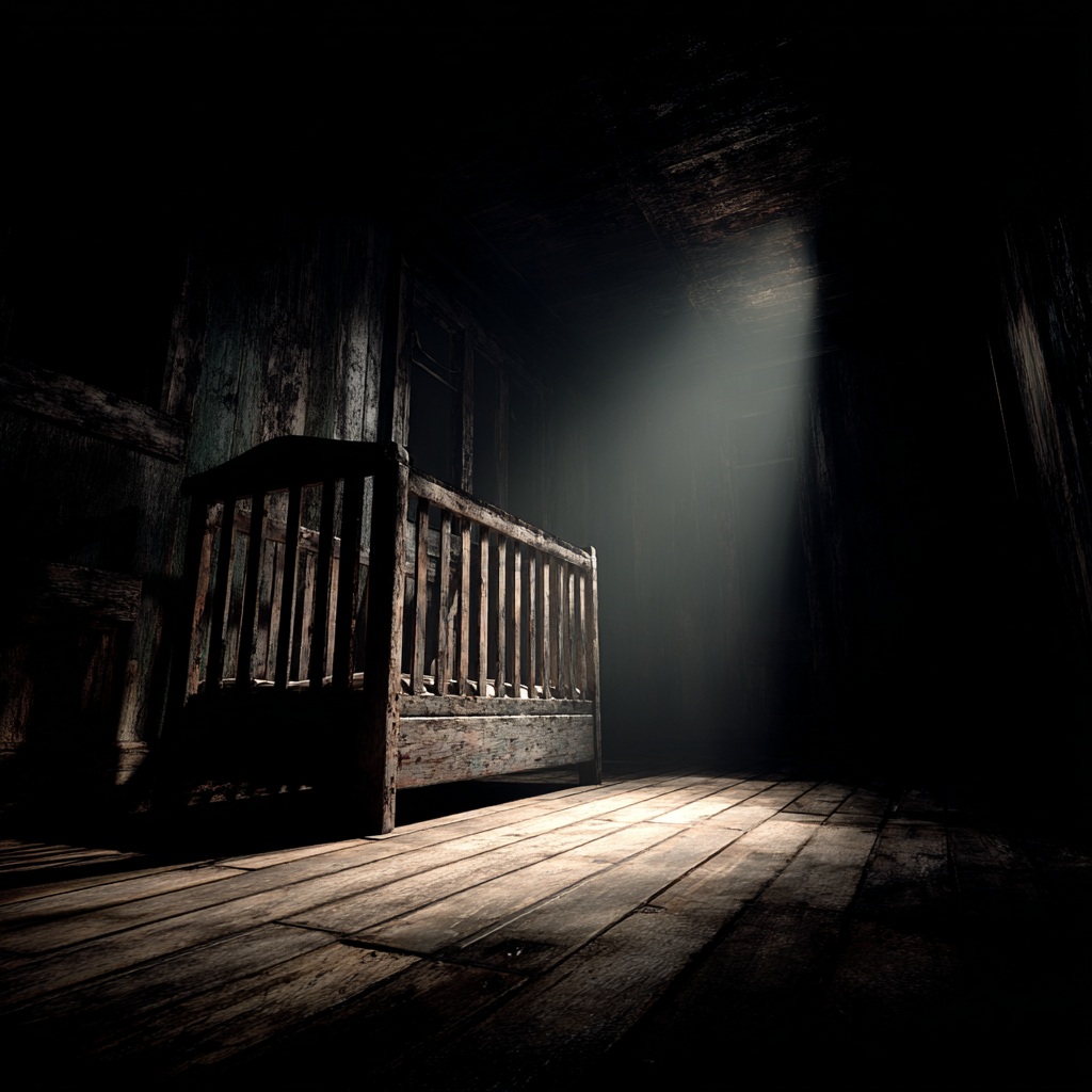 Empty crib