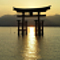 ある島の静かな浜辺