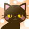 寝起きねこ