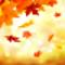 Brown leaves on white snow