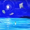 星と海と