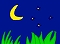 it is a crescent tonight