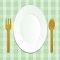 Dishes on the table