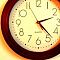 wood wall clock