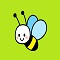Bees fly