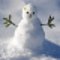 雪だるまと足音