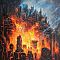 Burning City