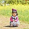 キレイなお花と、かわいい女の子